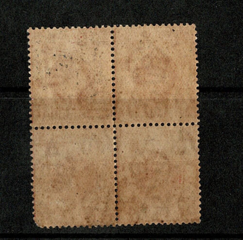 Hong Kong HK 1921 KGV 4d Scarlet Block 4 MNH - Imagen 2 de 2