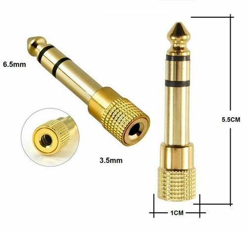 Audio Jack 3.5mm to 6.35mm SMALL to BIG 