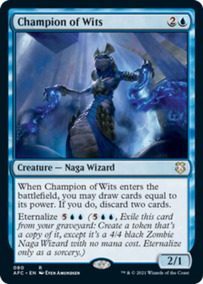 Champion of Wits x4 - Commander: Adventures in the Forgotten Realms - NM-Mint, E