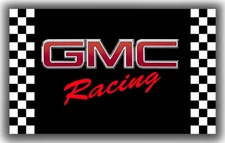 GMC Racing Banner Automotive Wall Decor Flag 3x5ft 90x150cm Garage Best Banner