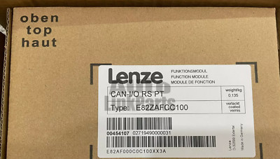 New Lenze E82ZAFCC100 8200 Series Inverter I/O Module