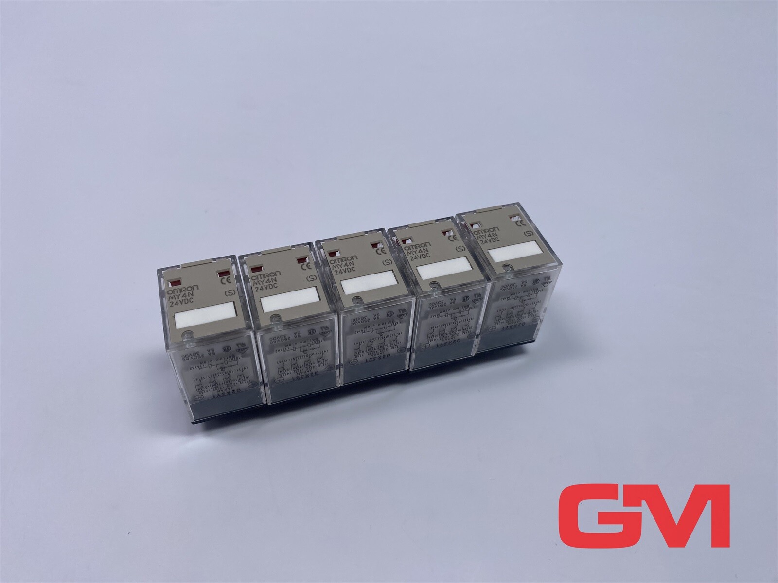 Ve 5x Omron Power Relay MY4N 24VDC (S) 4PDT 5A Plug Relay