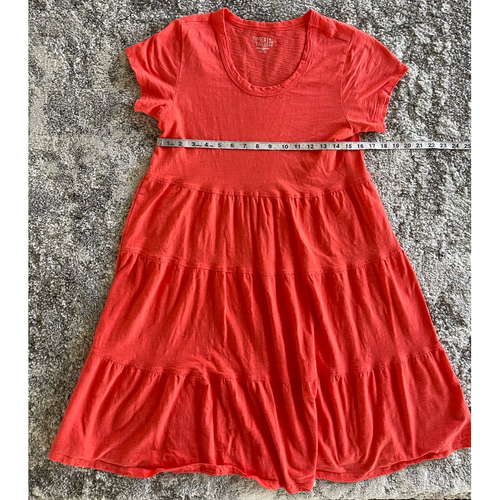 Time And Tru Womens A Line Dress Red 