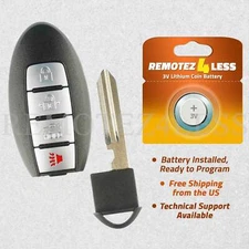 For 2011 2012 2013 Infiniti M37 Replacement Car Remote Key Fob Uncut Blade 4b
