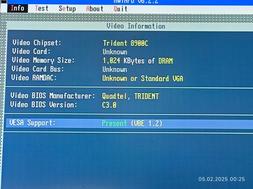 Tarjeta ISA VGA 1991 Trident HNG 8916CX248 LC2 V52102T TVGA8900C 1 MB de dram - Imagen 9 de 12