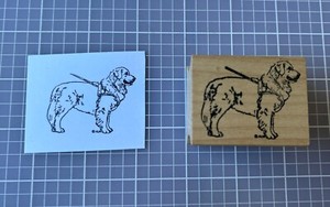 ALM Guide Dog Therapy Dog Harness Leash Walker K-9 Puppy Good Dog Rubber Stamp