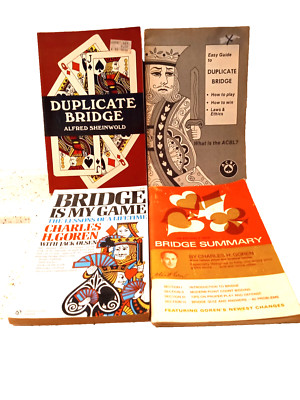 Duplicate Bridge Bendle (Paperbacks) 4 Different Paperbacks, see inside