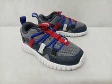 New Balance Toddler Playgruv v1 Bungee Shoes ITPGRVA1 Gray Blue Red Sz 6