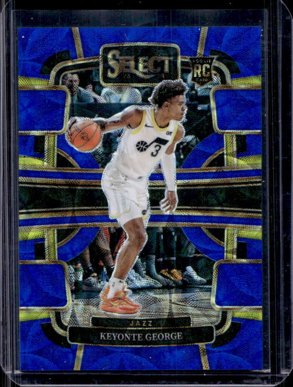 2023-24 Select Keyonte George RC Blue Scope Prizms Concourse #/249 Jazz