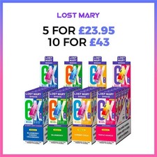 Lost Mary BM6000 Pods Prefilled Replacement Refills | 6000 Puffs | Box of 5