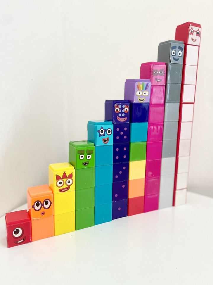 Number Blocks / Numberblocks Cbeebies Click And Count Cubes 1-10 | eBay