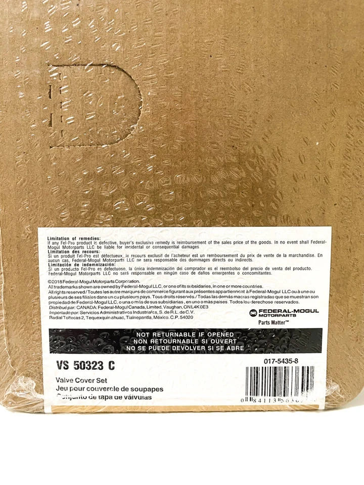 Engine Valve Cover Gasket Set Fel-Pro VS 50323 C Asuna Chevy Geo GMC Pontiac + - Image 3 of 3