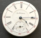 Antique Waltham Model 1890 K Pocket Watch Movement Parts/Repair 6s 16j USA