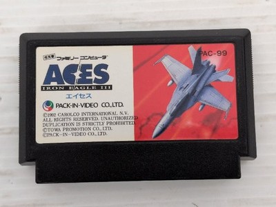 Aces Iron Eagle III Famicom/NES JP GAME. 9000025749558