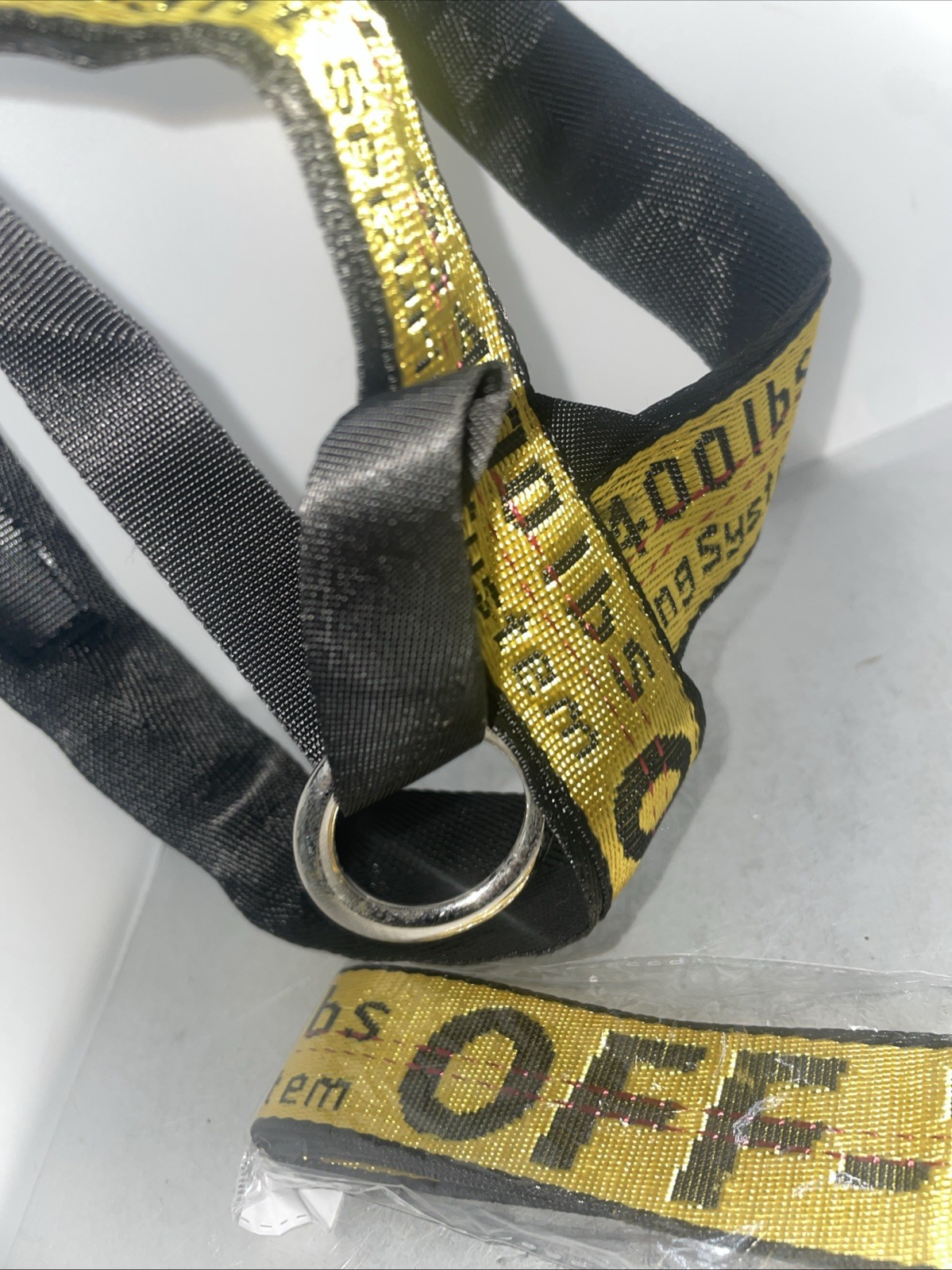 Off-White Weight Securing System Yellow Black Ind… - image 5