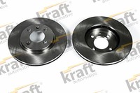 2X Kraft Automotive Bremsscheibe 6040090 FüR Seat VW Golf 1H5 1H1 256Mm 3 Passat