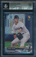 BGS 10 SHOHEI OHTANI/OTANI 1st 2017 Bowman Chrome Mega Box Refractor RC Pristine