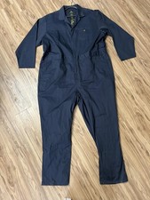 Natural Uniforms Coveralls Mens 3XL Navy Blue Jumpsuit 861-T Poly Cotton Blend