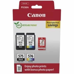 Canon PG-575 / CL-576 Combo pack of Printer Ink Cartridges for PIXMA TS3551i - Image 11
