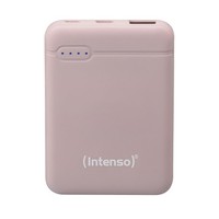 Intenso Powerbank XS5000 Rosé 5000 Mah Led-Anzeige Type C, USB Und Microusb