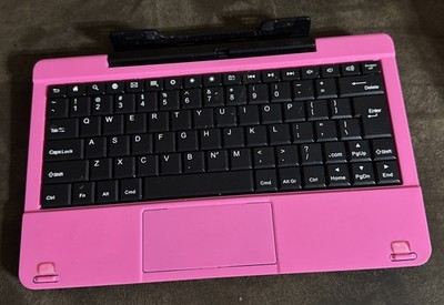 RCA Tablet Detachable Keyboard 10 x 6 1/4 inches Pink (Keyboard Only) Pre-owned
