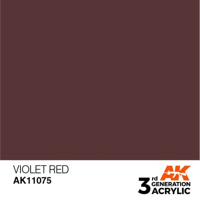 AK INTERACTIVE 11075 3GA VIOLET RED (STANDARD) 17ml