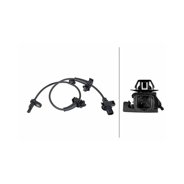 Hella Sensor, Raddrehzahl 6PU 358 252-211 FüR Honda, Hinterachse Rechts-image