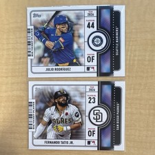 2026 Topps Big Ticket Lot Julio Rodriguez Tatis Jr Insert Mariners Padres MLB