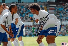 STEVEN PIENAAR MAROUANE FELLAINI SIGNED EVERTON FC 12X8 PHOTO (ACG CERT AG18144)