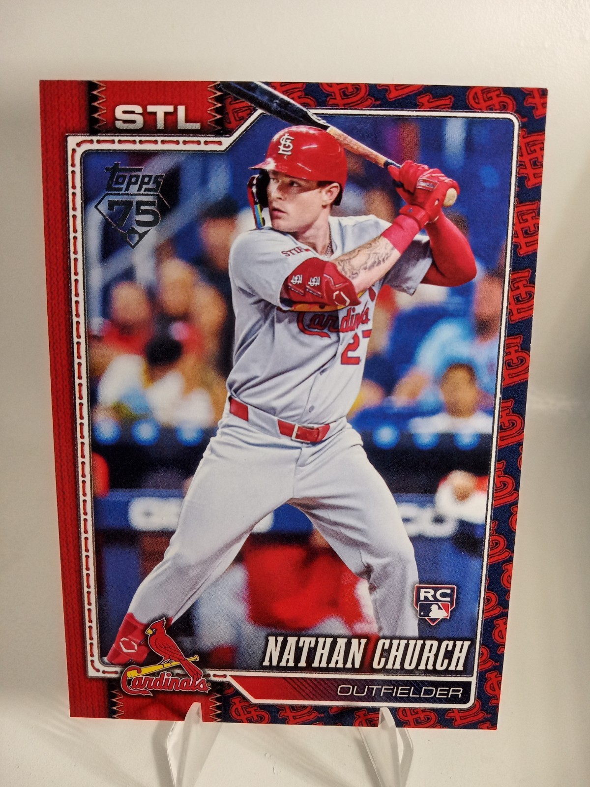 Topps 2026 Series 1 Nathan Church St. Louis Cardinals Rookie RC #24