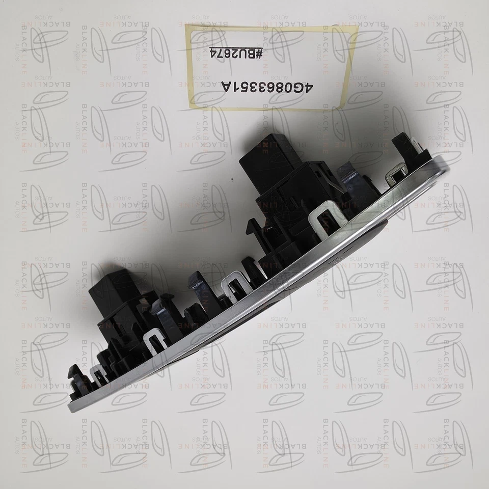 Panel de ajuste interruptor de asiento térmico consola trasera Audi RS7 2012-2017 4G0863351A Foto 3 de 4