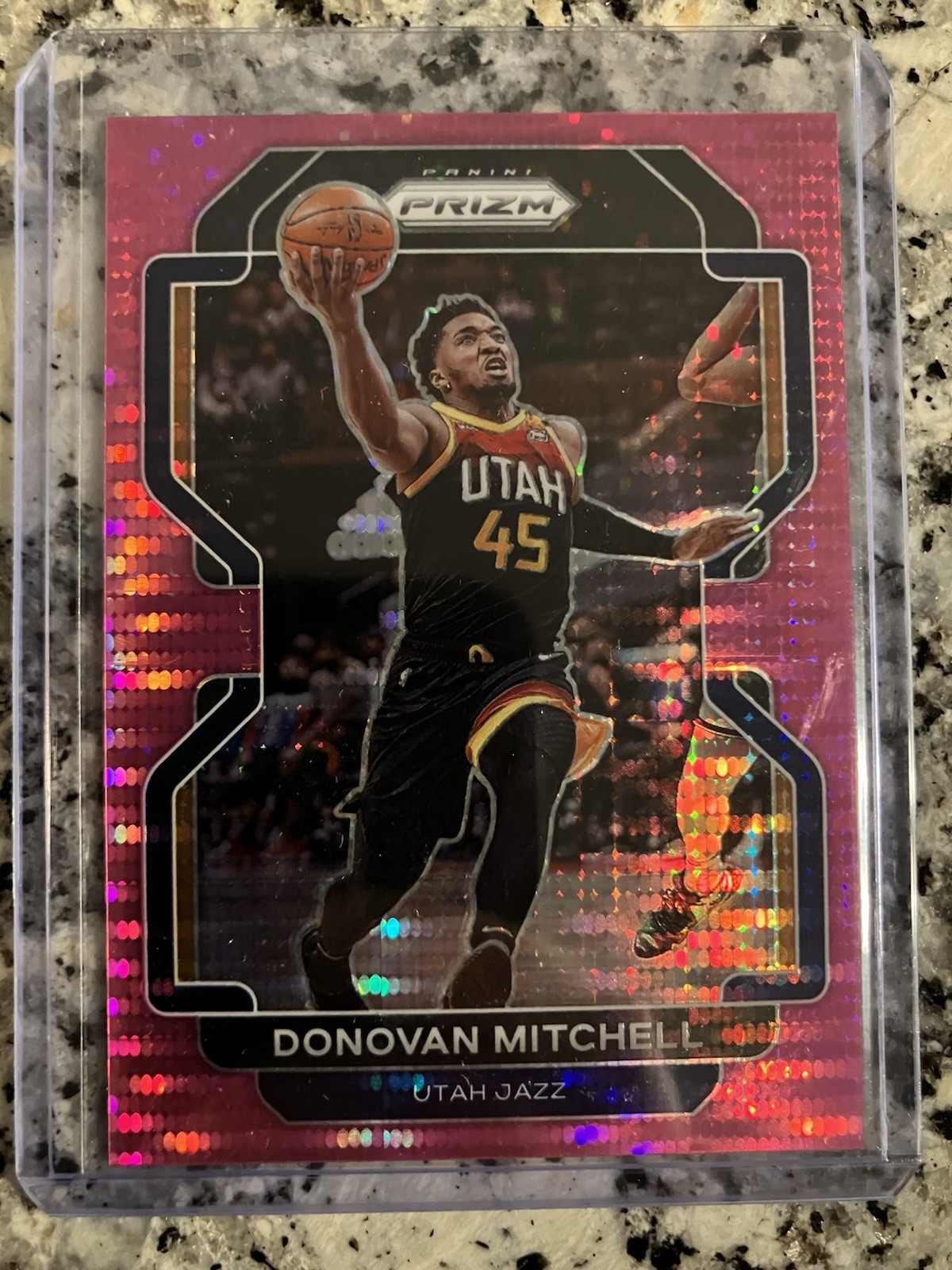 DONOVAN MITCHELL PINK PULSAR PRIZM /42! 2021-22 PANINI PRIZM BASKETBALL SSP 72!