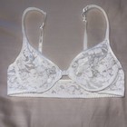 victoria secret Bra White Floral 36C — photo 1