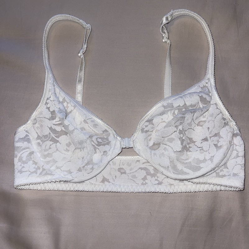 victoria secret Bra White Floral 36C