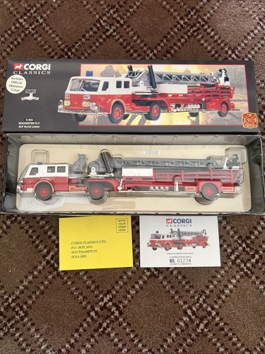 CORGI #51802 ROCHESTER N.Y. ALF AERIAL LADDER,MINT LTD EDITION,#01234 OF 5,000 - Picture 1 of 10