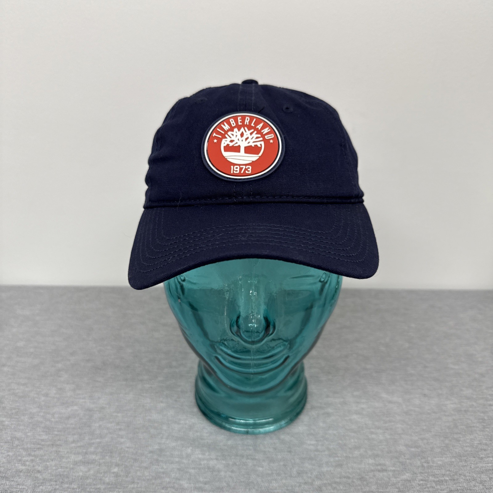 Timberland 1973 Rubber Patch Blue Adjustable Snap… - image 1