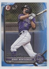 2022 Bowman Prospects Blue Pattern Border 37/125 Benny Montgomery #BP-73 0ty4