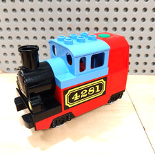 LEGO Duplo Eisenbahn Dampflok elektrische  Zug Waggon - Beschreibung beachten -