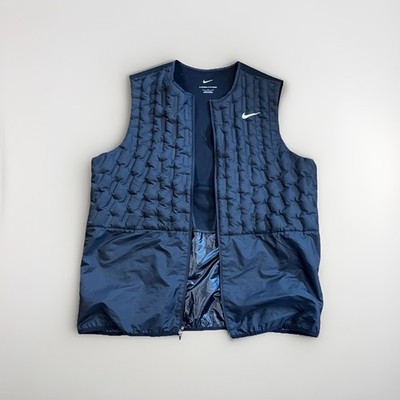 NIKE Therma-FIT ADV Repel Full-Zip Down Vest DX6078-010 MENS L Large 