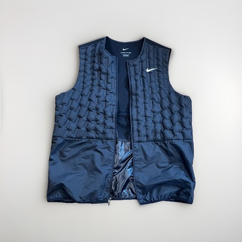 NIKE Therma-FIT ADV Repel Full-Zip Down Vest DX6078-010 MENS L Large
