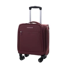 Underseat Carry On Luggage with Wheels, 14.5-Inch Spinner Small Suitcase, Sof...