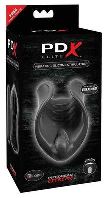 PDX Elite Vibrating Silicone Stimulator Taschenmuschi Masturbator Vibration