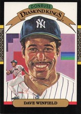 1987 Donruss - Diamond Kings Dave Winfield   Yankees.   #20