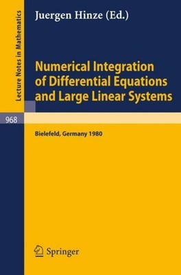Numerical Integration of Differential Equations and Large Linear Systems J. Hinz