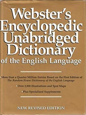 Webster's Encyclopedic Unabridged Dictionary Hardcover