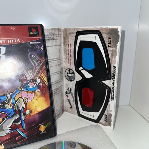Sly 3 Honor Among Thieves PlayStation 2 PS2 Tested CIB with 3D Glasses - Picture 7 of 9