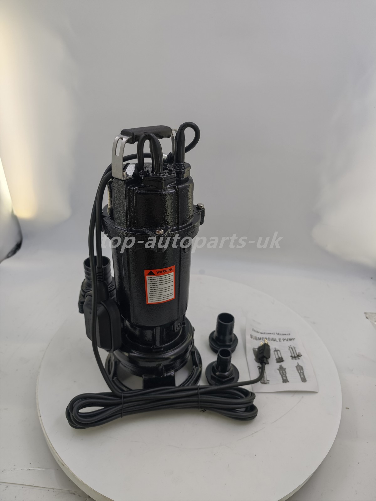 220V 1HP 4200 GPH 2''NPT Sewage Grinder Pump For Basement Sump Basin Sewage Well
