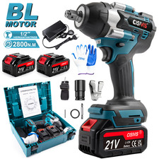 2800Nm Akku Schlagschrauber Akkuschrauber  Ratschen Bürstenloser für Makita 18V