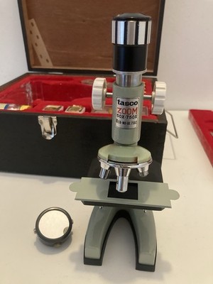 Tasco Zoom Microscope Kit Vintage 1970 Nr. 972