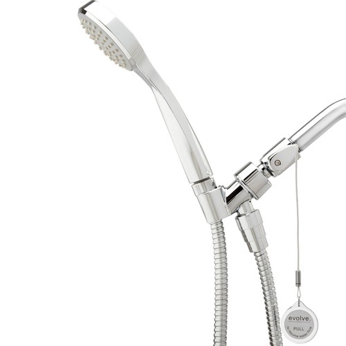 evolve Technologies Evolve 3-Spray 1.5 GPM Handheld Showerhead with TSV in Ch...